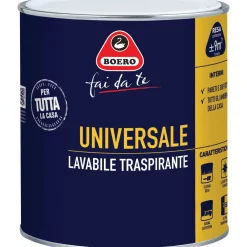 Idropittura universale Boero fai da te bianco 0,75 l