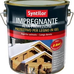 Impregnante per legno in gel Syntilor effetto incolore 2,5 l