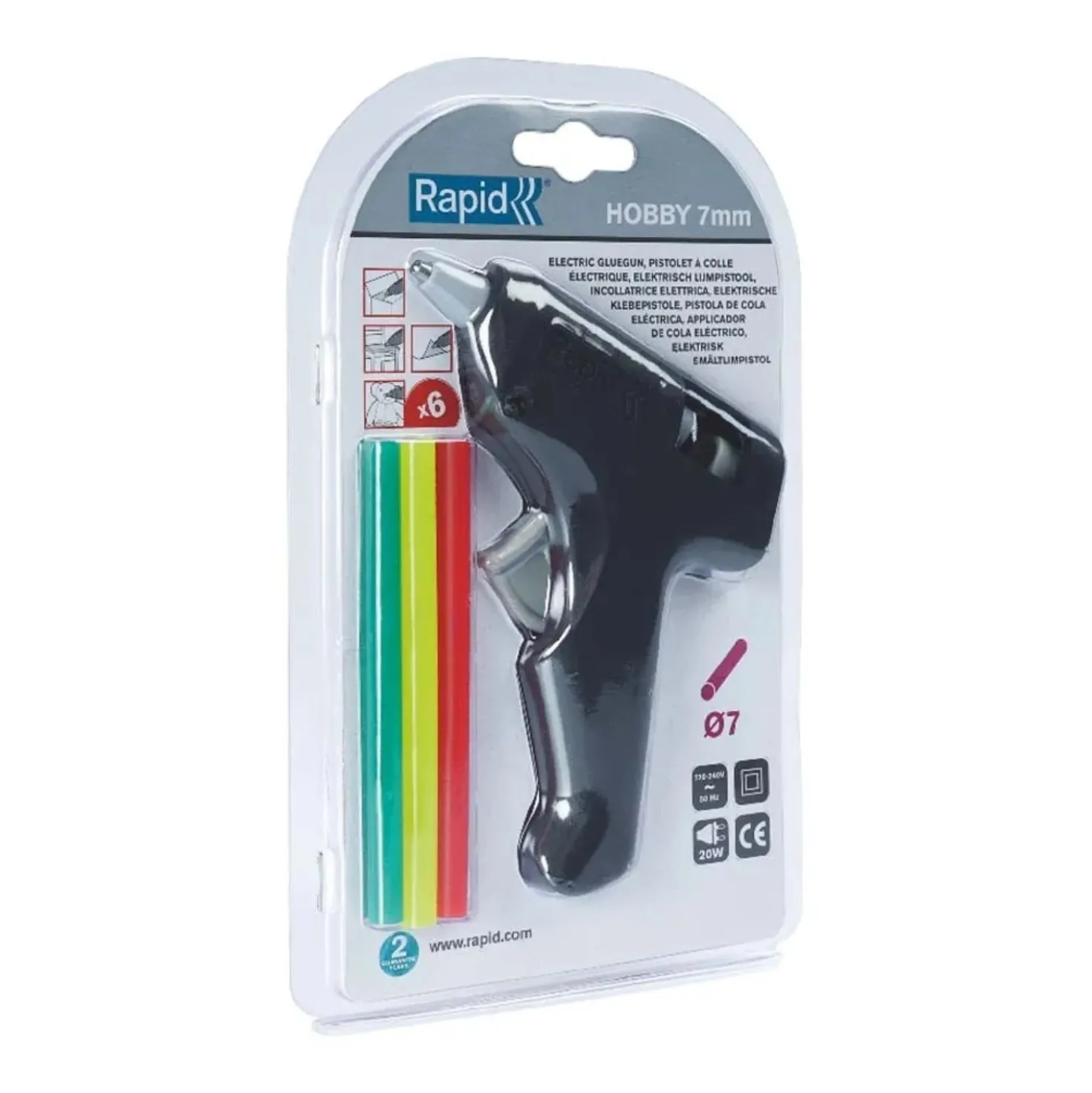 Incollatrice Rapid Hobby 20W per stick da 7 mm