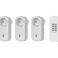 Interruttori radio CMI set 4 pz bianco