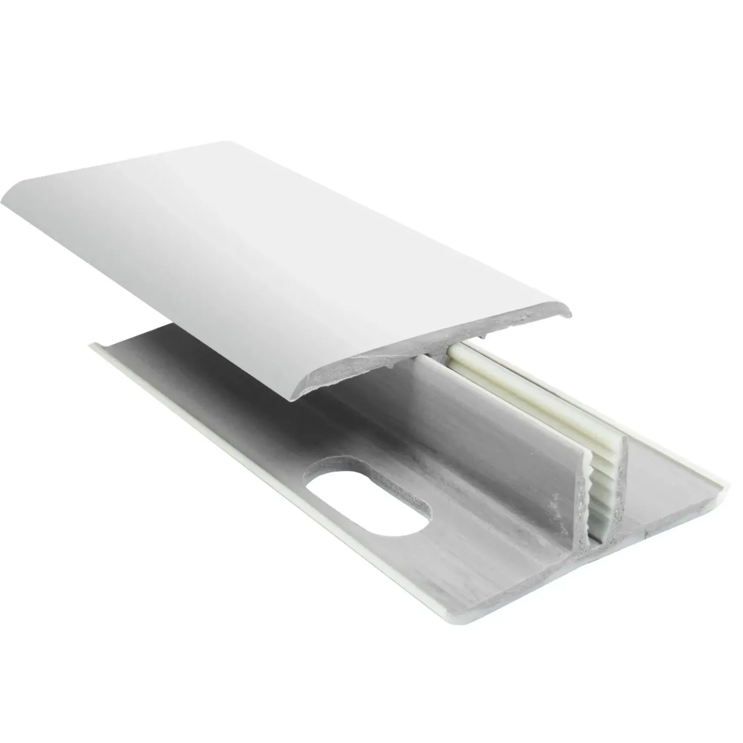 Kit 4 profili di giunzione 244 bianco lucido 300 cm