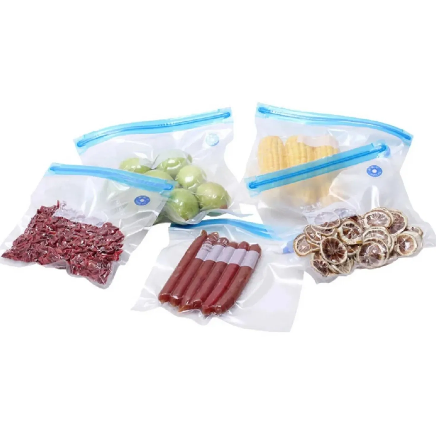 Kit 10 pz sacchetti con valvola per sottovuoto
