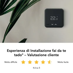 Kit Base Termostato Smart Home V3+ cablato Black edition