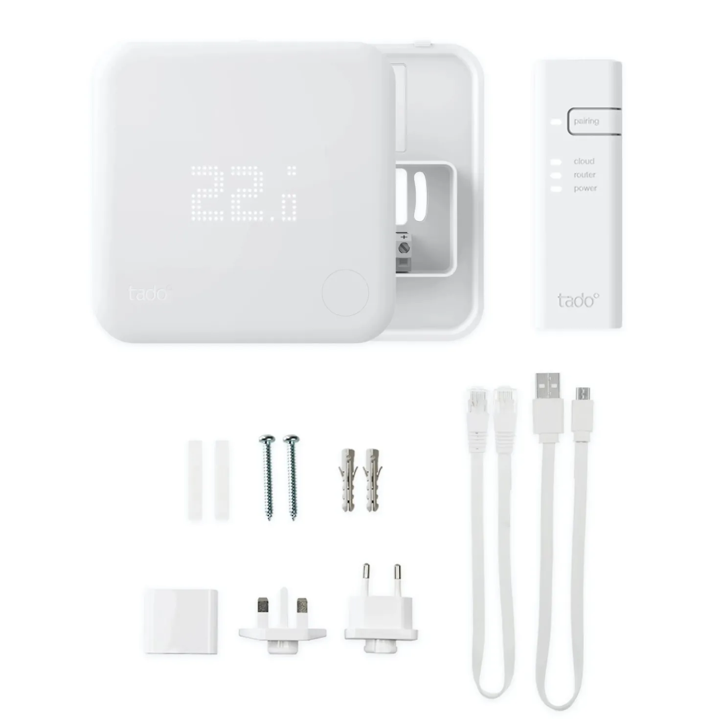 Kit base termostato Smart Home Tado v3+