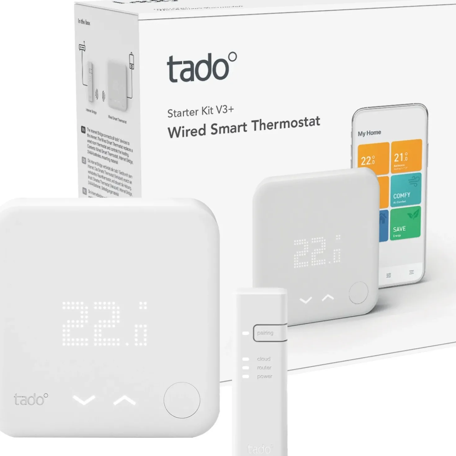 Kit base termostato Smart Home Tado v3+