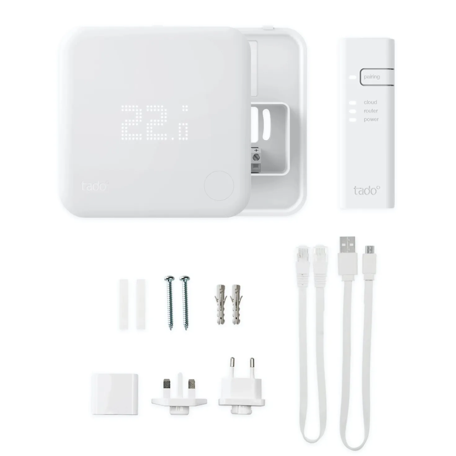Kit base termostato Smart Home Tado v3+