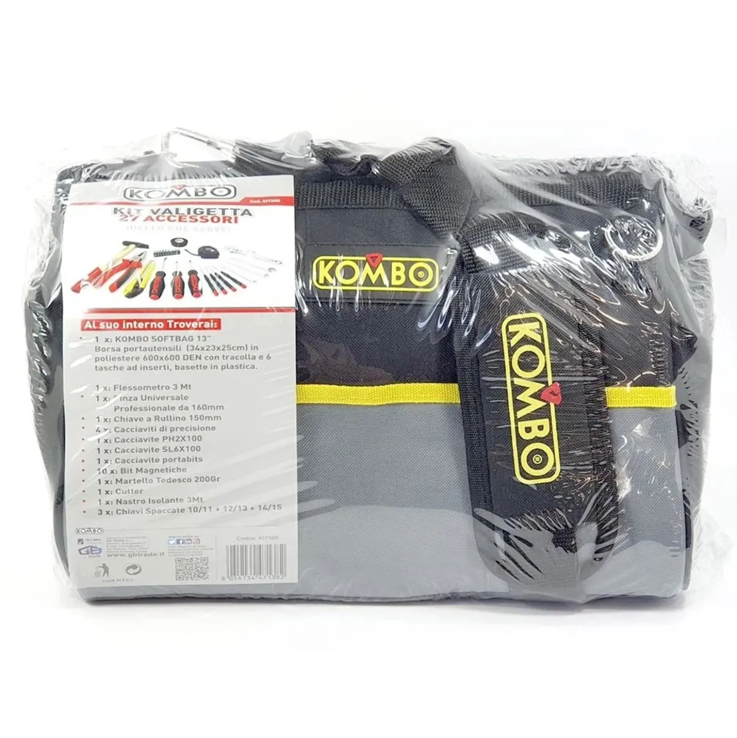 Kit Borsa Portautensili Kombo 27 Pezzi