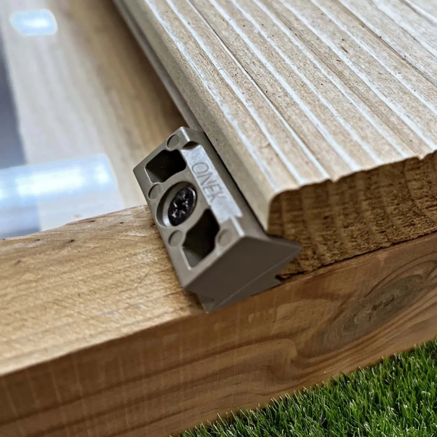 Kit clip per doga WPC Thermowood 3x1,8x1,5 cm