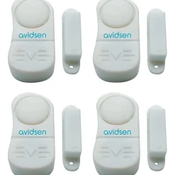Kit da 4 mini allarmi a contatto magnetico