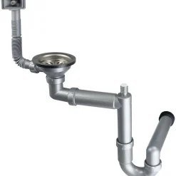 Kit di scarico per lavello in 1 vaschetta drenaggio 3,5 drenaggio acciaio