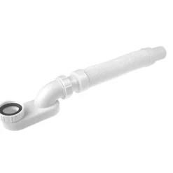 Kit di scarico per vasca da bagno bianco