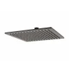 Kit doccia con soffione doccia quadro nero opaco