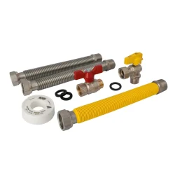 Kit installazione scaldabagni a gas