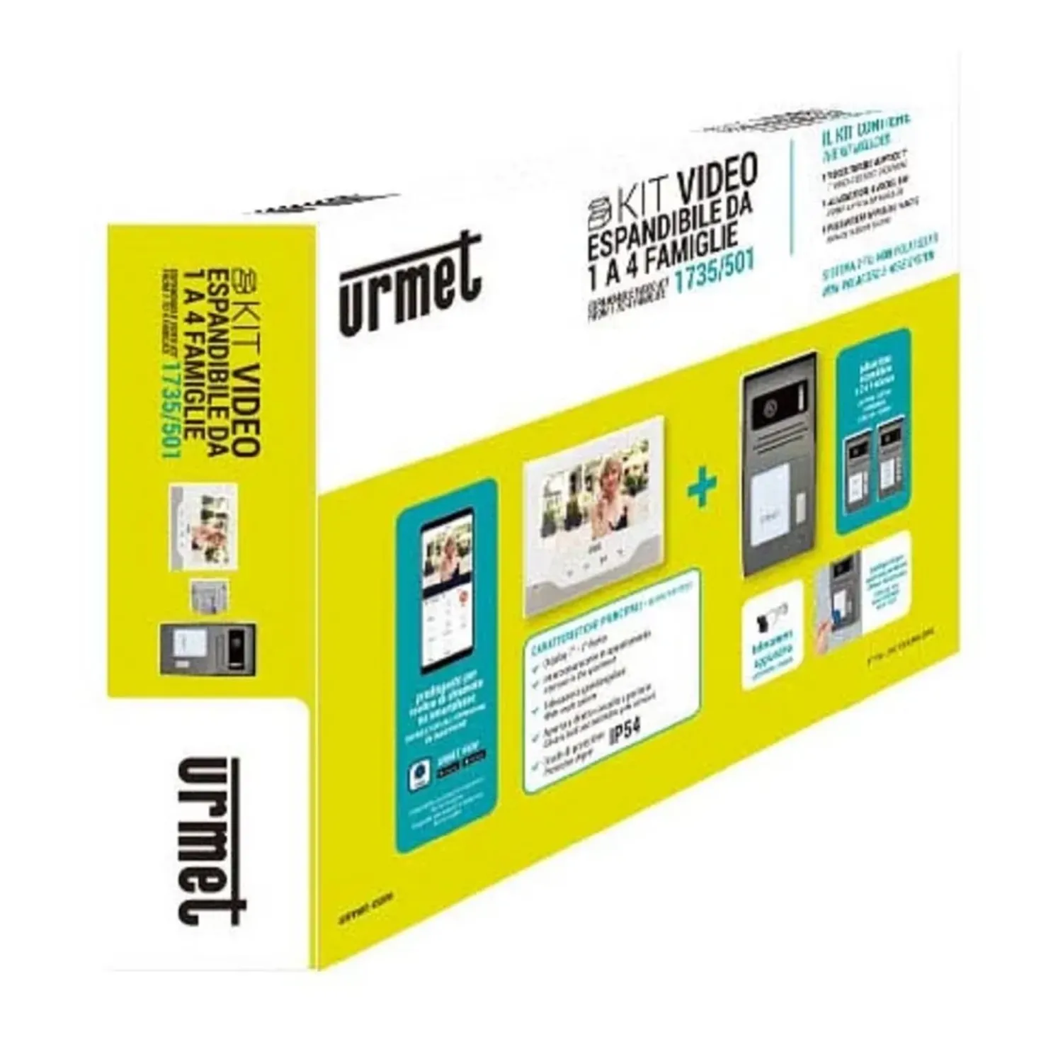 Kit monofamiliare base predisposto per 4 famiglie