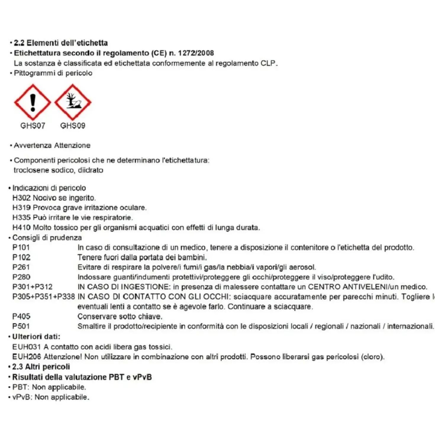 Kit per la messa in funzione della piscina