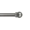 Kit riloga per tende boccia Ø 20-17 mm L 120-210 cm nichel