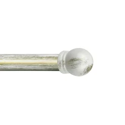 Kit riloga per tende boccia Ø 20-17 mm L 160-300 cm avorio e oro