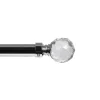 Kit riloga per tende effetto luce Ø 20-17 mm L 120-210 cm cromo