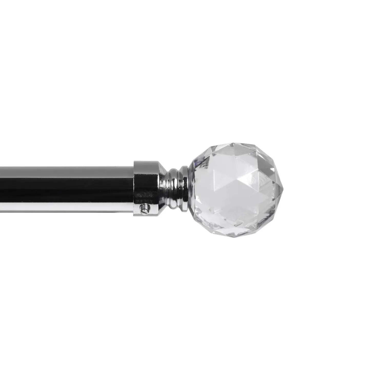 Kit riloga per tende effetto luce Ø 20-17 mm L 120-210 cm cromo