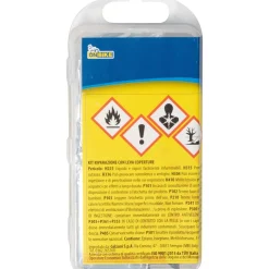 Kit riparazione bici comprensivo 2 toppe tonde diam. 25m