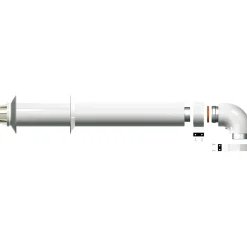 Kit scarico fumi coassiale Ø 60/100 mm per caldaie Ariston