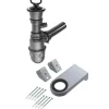 Kit scarico lavello acciaio Idrostile ZYK-0100 incasso