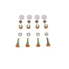 Kit scorrevole perno lungo ottone + dadi 14