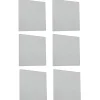 Kit specchi a filo lucido Simply 10 cm x 10 cm 4 pz