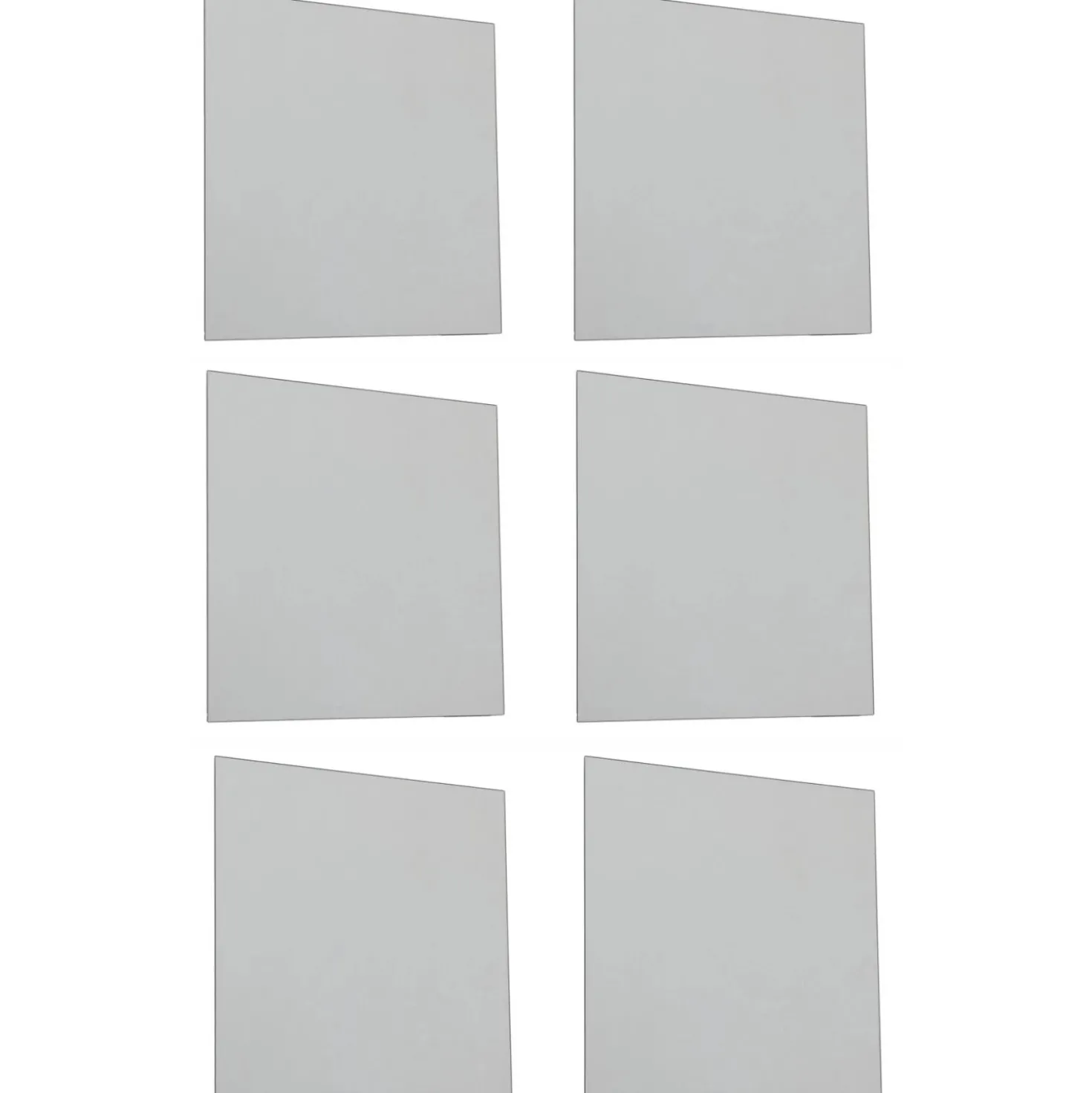Kit specchi a filo lucido Simply 10 cm x 10 cm 4 pz