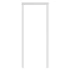 Kit telaio porta in PVC bianco pastello