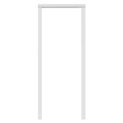 Kit telaio porta in PVC bianco pastello