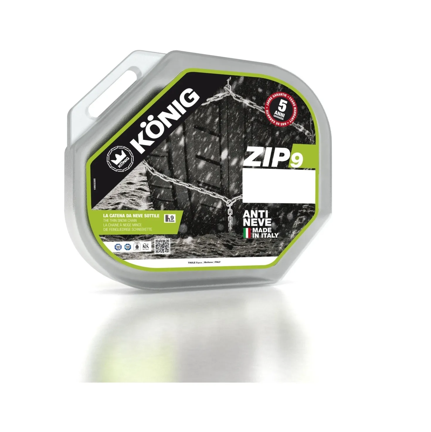 Konig catena da neve per autovettura ZIP 9 mis. 095