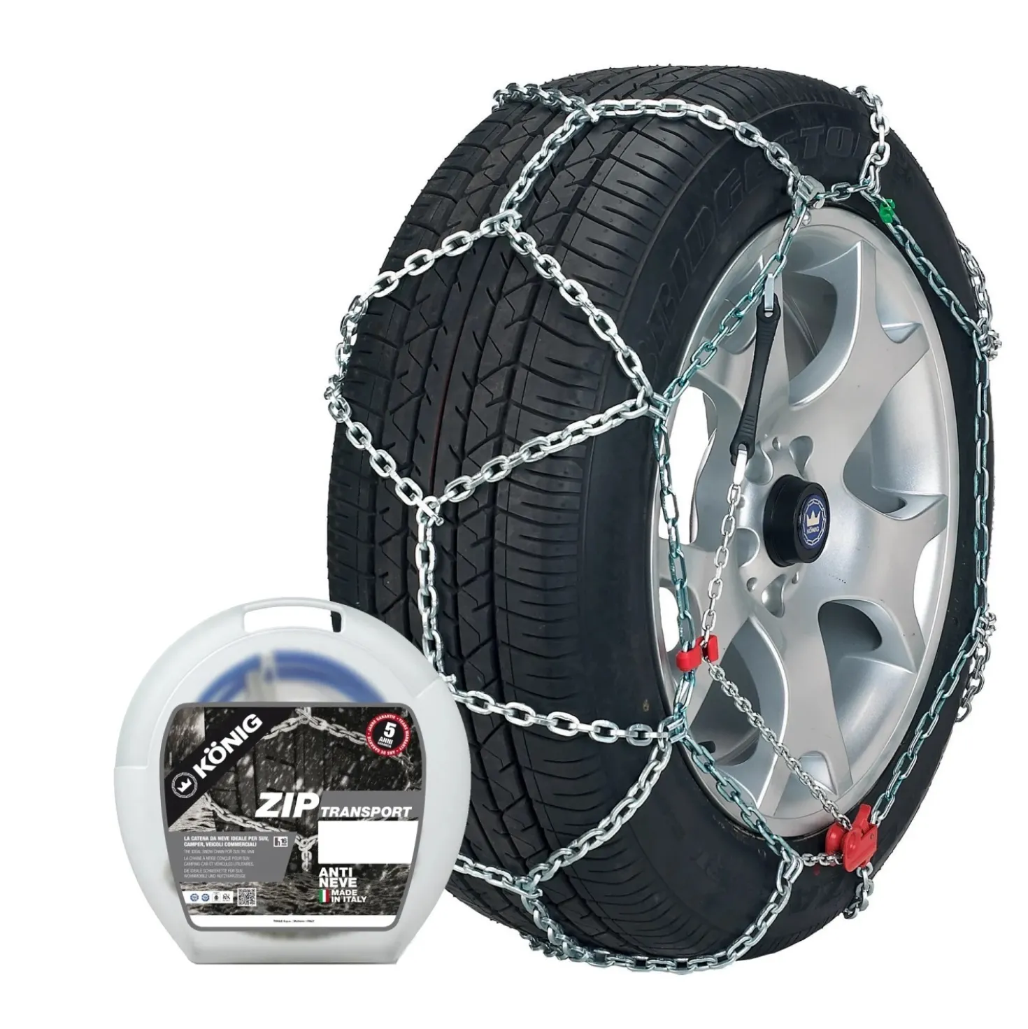 Konig catena da neve Suv/TL ZIP Transport mis. 245