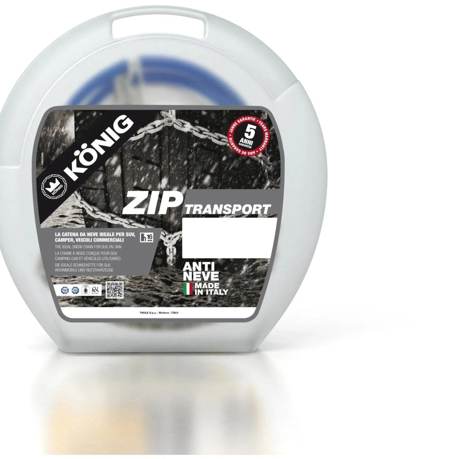 Konig catena da neve Suv/TL ZIP Transport mis. 250