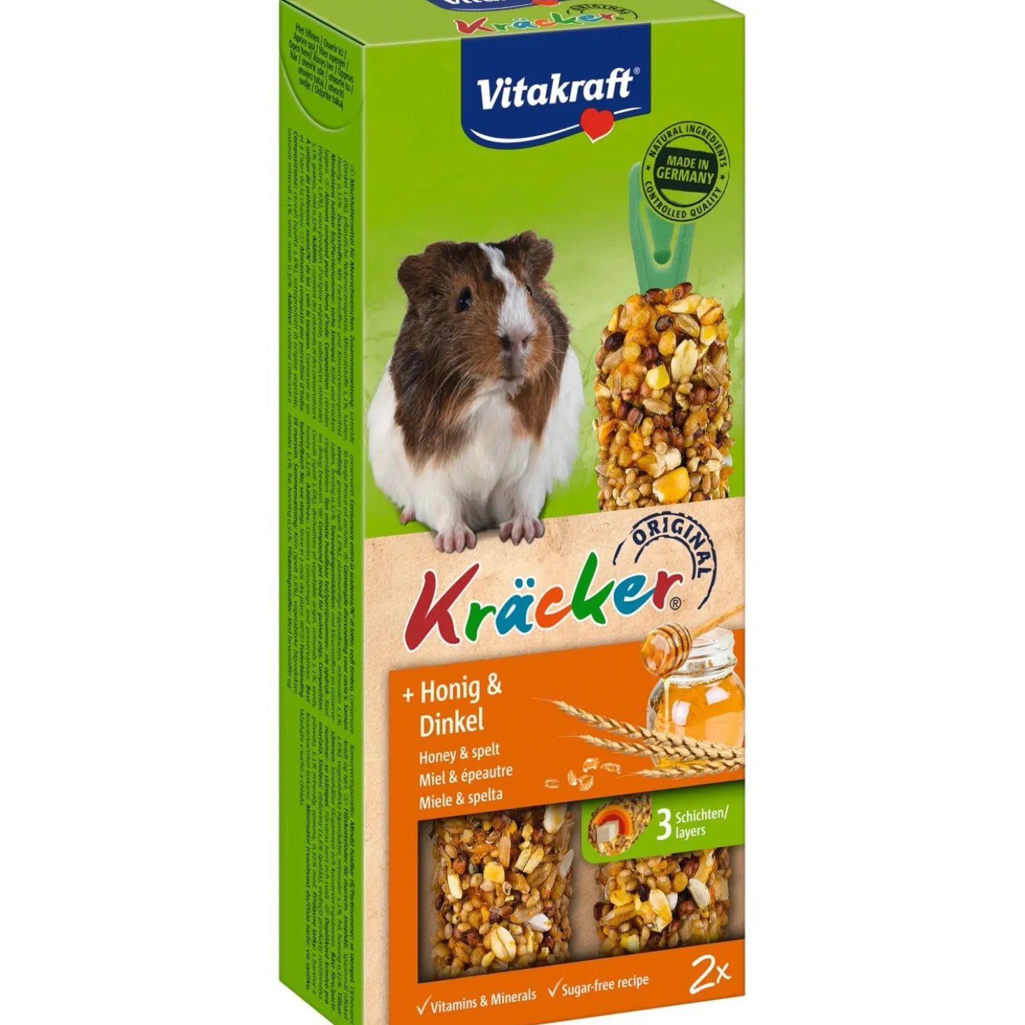 Kracker al miele per porcellini d`india 112 gr