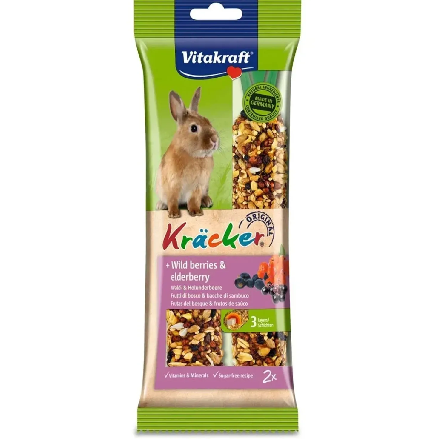 Kracker frutti di bosco per conigli 112 g