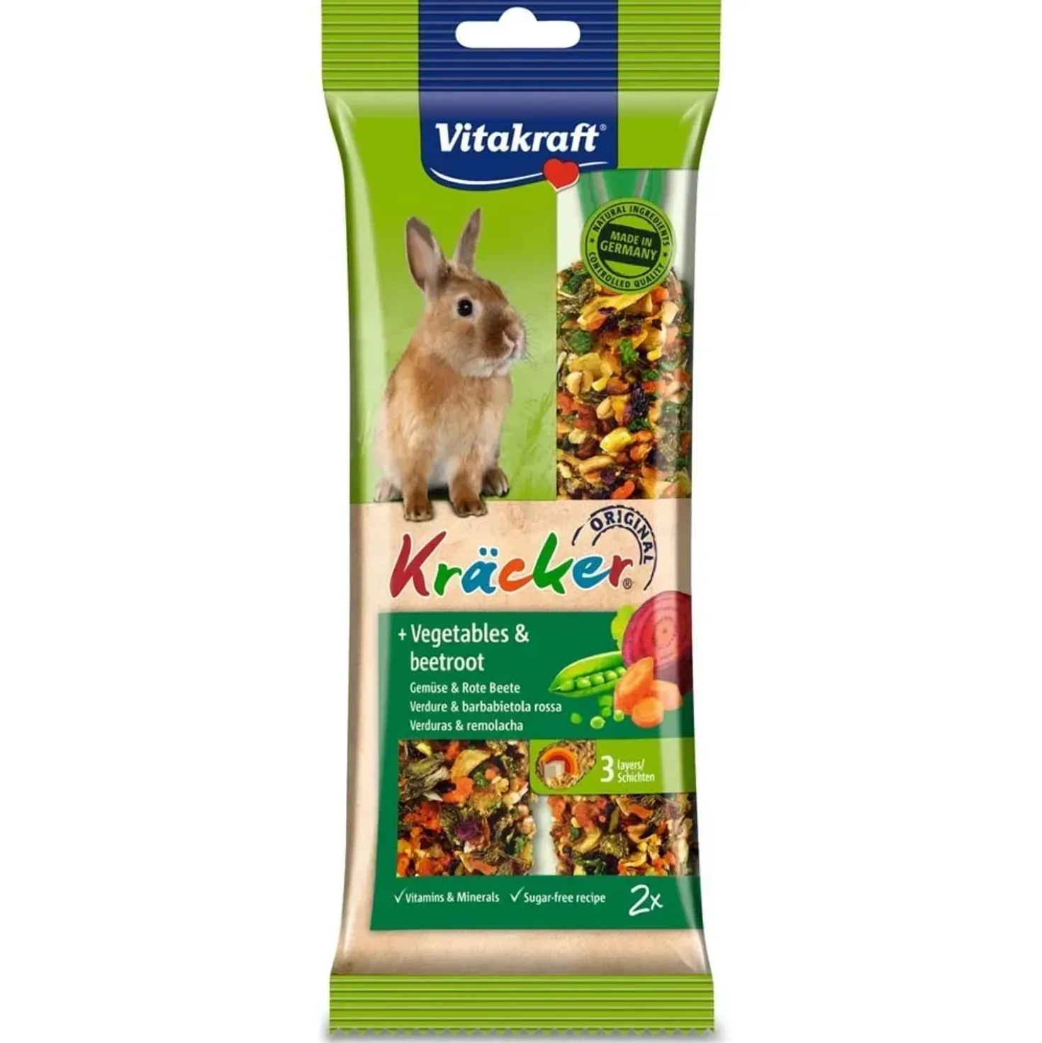 Kracker verdure per conigli 112 g