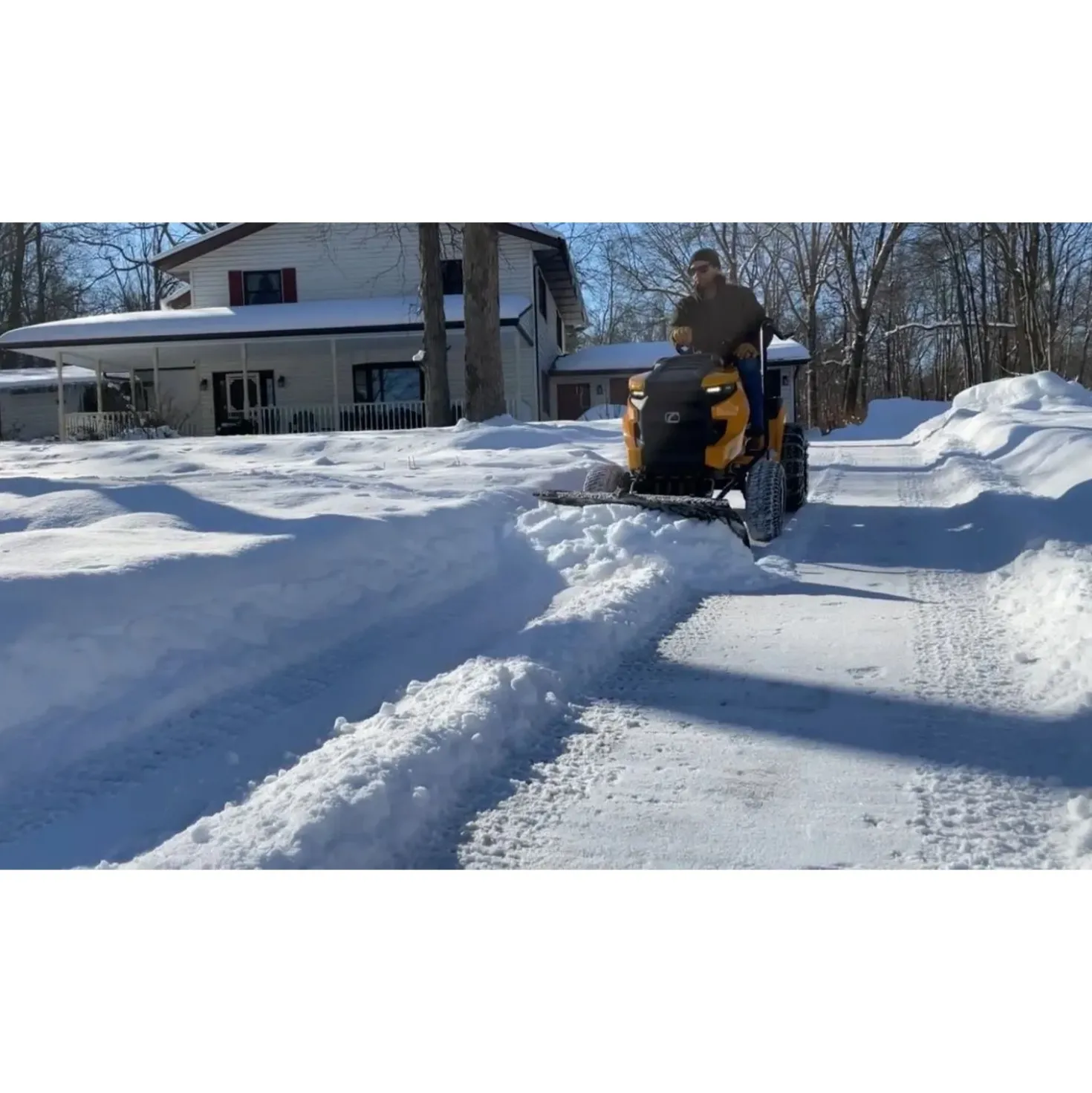 Lama da neve MTD 117 cm nera