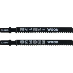 Lama per seghetto alternativo, legno, taglio verso il basso 100 mm 2 pz