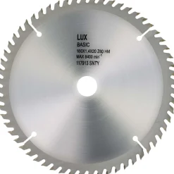 Lama sega circolare LUX-TOOLS HM legno 60 denti Ø 180 mm