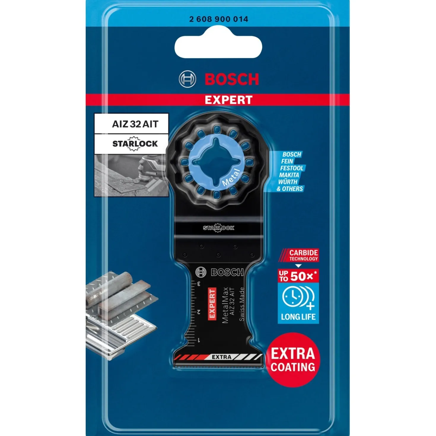 Lama taglio dal pieno Bosch AIZ 32 AIT Expert MetalMax 32 mm