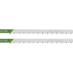 Lame lunghe per seghetto alternativo LUX-TOOLS con codolo a U L 132 mm 2 pz