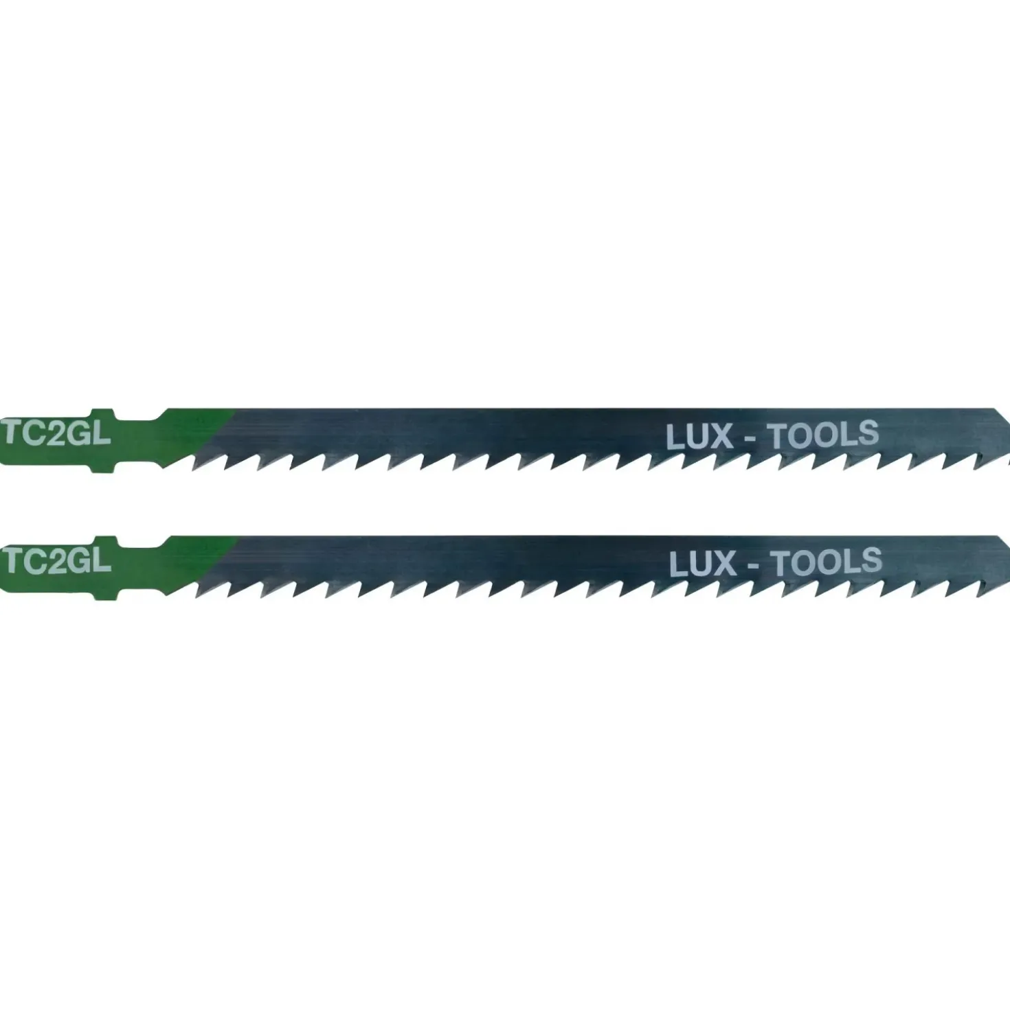 Lame lunghe per seghetto LUX-TOOLS alternativo taglio grossolano codolo a T 2 pz