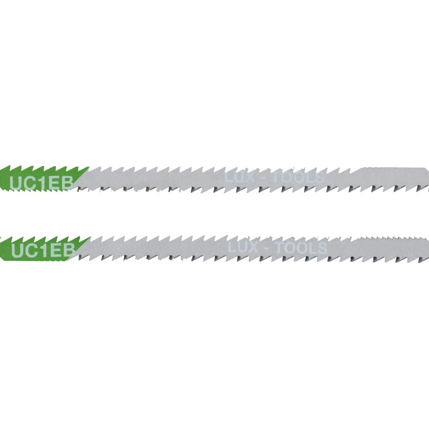 Lame per seghetto alternativo LUX-TOOLS HCS tagli curvi codolo a U 75 mm 2 pz