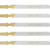 Lame per seghetto alternativo LUX-TOOLS per legno codolo a T 5 pz