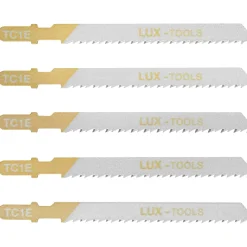 Lame per seghetto alternativo LUX-TOOLS per legno codolo a T 5 pz