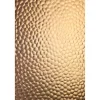 Lamiera in alluminio 1000x500 mm disegno martellato bronzo
