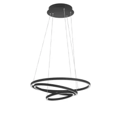 Lampada a sospensione LED LOBINERO-Z 43,2 W 6000 lm 3000-6500 K nero