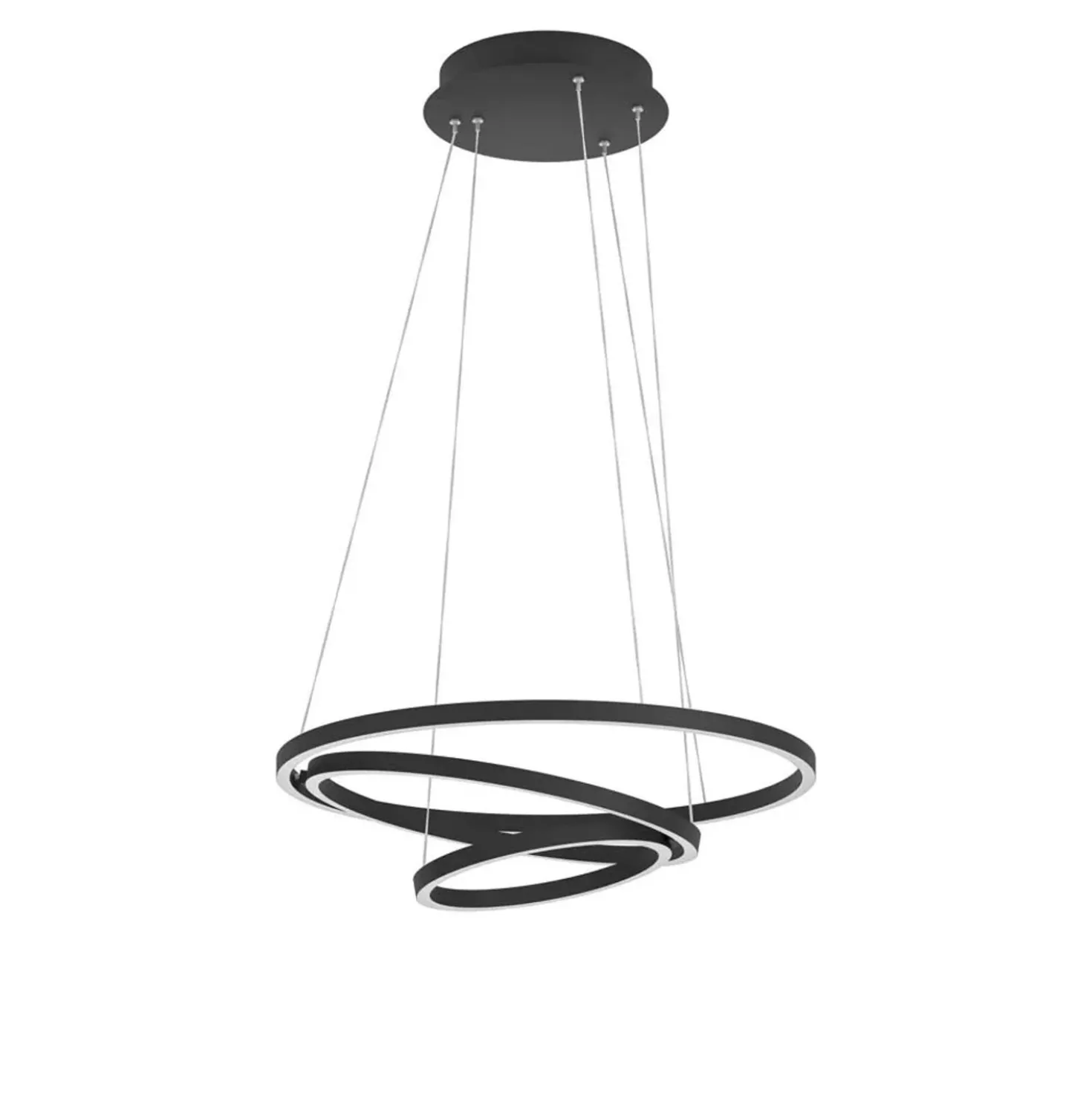 Lampada a sospensione LED LOBINERO-Z 43,2 W 6000 lm 3000-6500 K nero