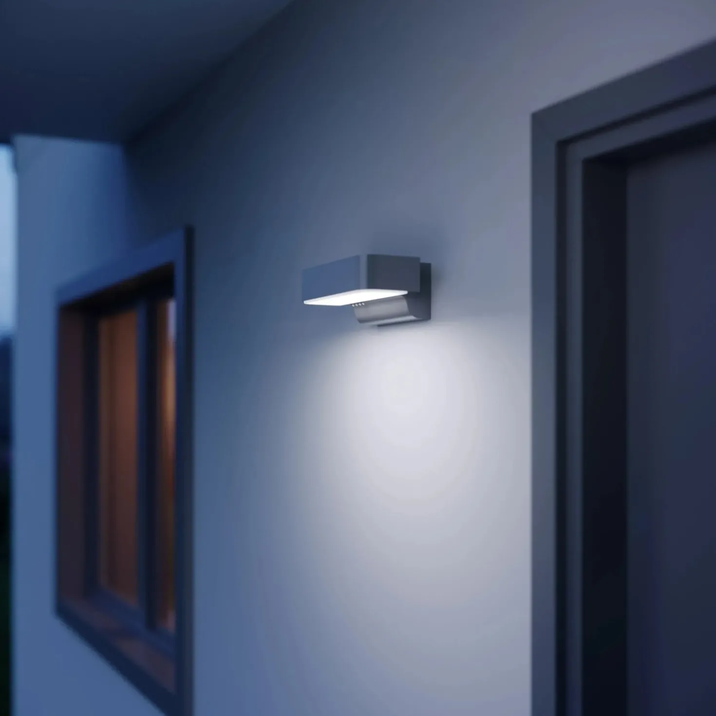 Lampada da esterno LED Steinel L 800 SC con sensore di movimento antracite